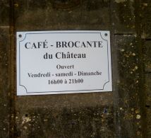 Plaque du Caf Brocante a Colombier-37a765