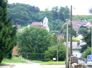 La commune de Brevilliers, en Haute-Sane (70)
