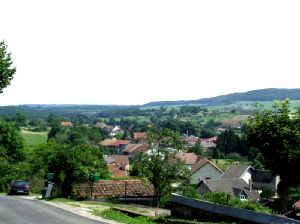 Le village de Crevans et la Chapelle ls Granges, en Haute-Sane