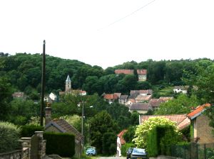 Le village de Gouhenans, en Haute-Sane, en Franche-Comt