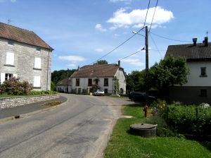 Le village de Saint-Sulpice en Haute-Sane (70)