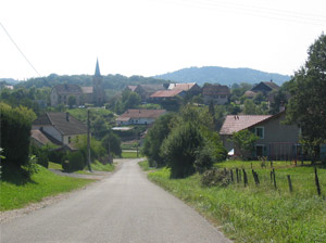 Village de Chenebier - Canton d'Hricourt