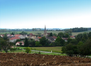 Village de Vlorcey en Haute-Saone