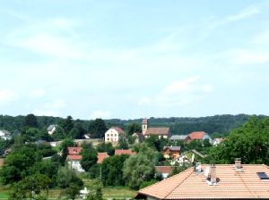 Vue d'ensemble du village de Trmoins, en Haute-Sane (70)
