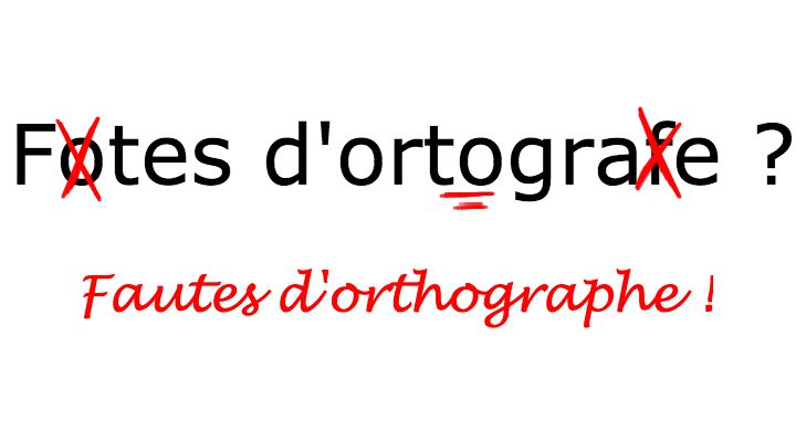 Formations en orthographe