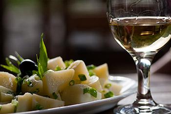 Salade de pommes de terre au vin de Quingey