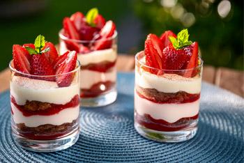 Tiramisu aux fraises
