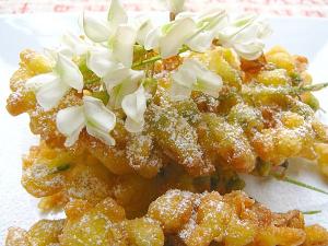 Beignet aux fleurs d'acacia