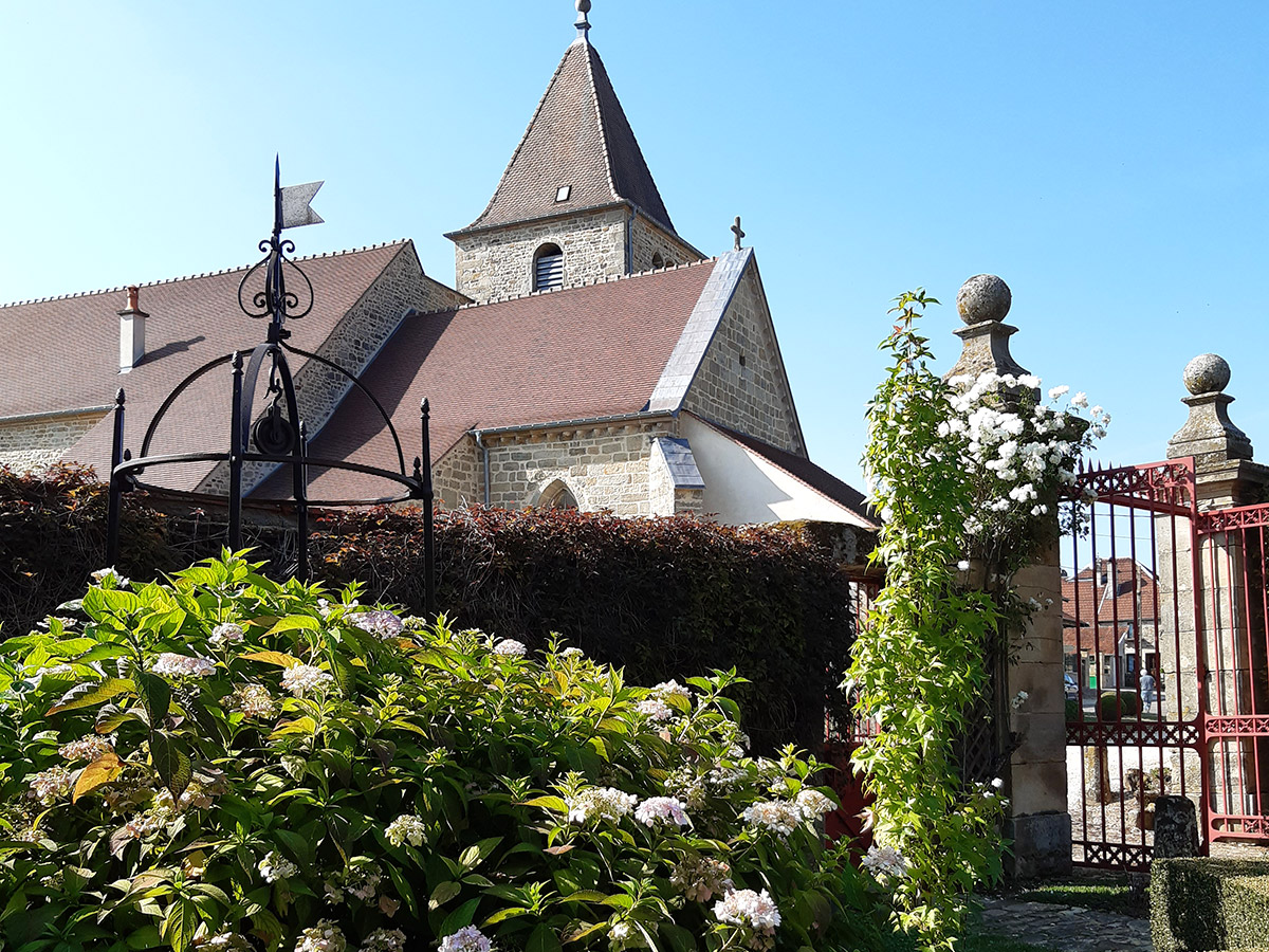 L'glise vue du chteau