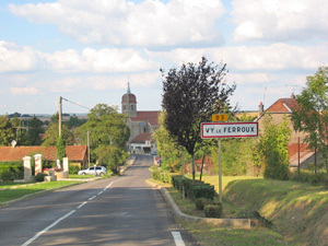 Entre du village Vy le Ferroux - 70