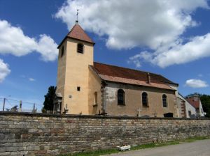 L'église de Saint-Ferjeux, en Haute-Saône