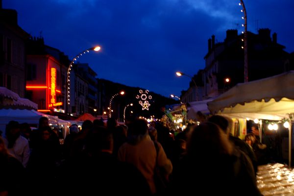 La foire sous les lumires de Nol