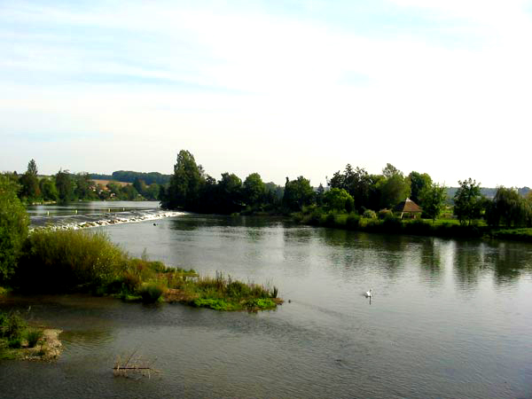 La Saône à Scey sur Saône