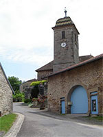 Le temple protestant de Clairegoutte, en Haute-Sane