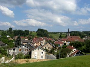 Le village de Magny Danigon, en Haute-Sane - 70