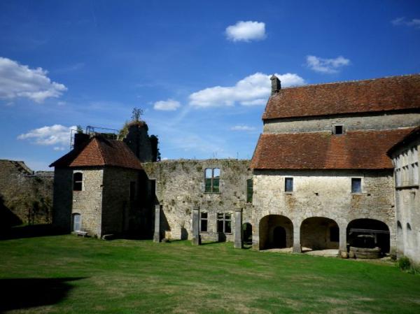 Les pices d'habitation du chteau