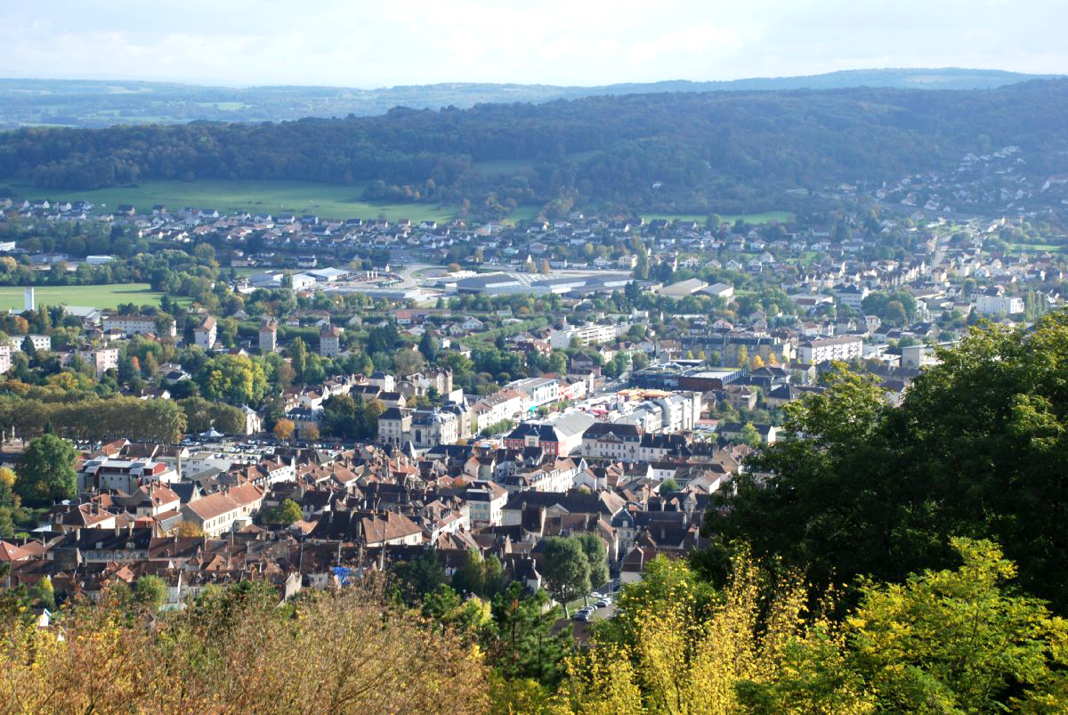 Vesoul vu d'en haut