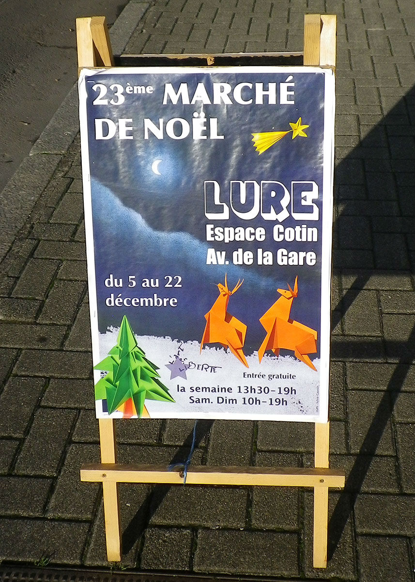 Marché de Noël à Lure (2015)