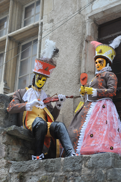 Pose dans les rues du vieux Vesoul