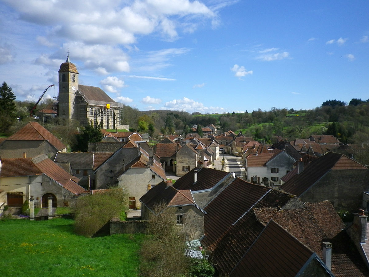 Rupt-sur-Sane vu du chteau