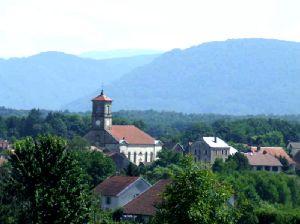 Vue de Saint Germain, commune de Haute-Sane, 70