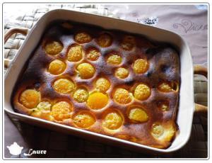 Clafoutis amandes et abricot