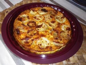 Clafoutis aux courgettes