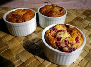 Clafoutis framboises amandes