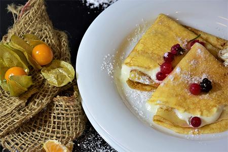 Crêpes aux griottines