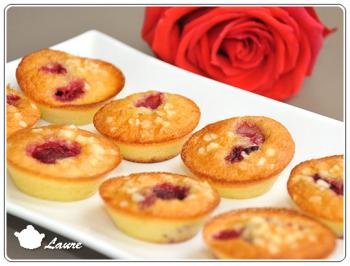 Financiers aux framboises