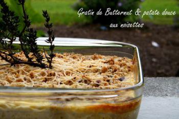 Gratin de courge butternut