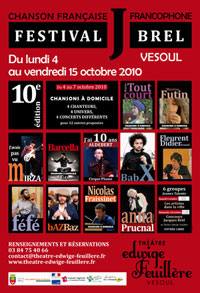 Festival Jacques Brel 2010