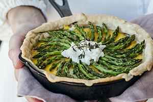 Quiche aux asperges