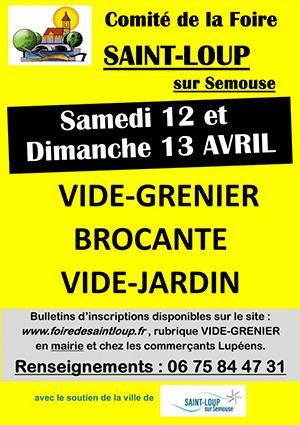 Foire de Saint-Loup sur Semouse