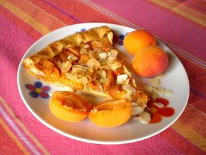 Tarte à l'abricot et aux amandes