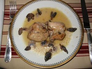 Coq au vin jaune du Jura